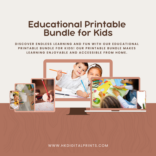 Educational Printable Bundle for Kids