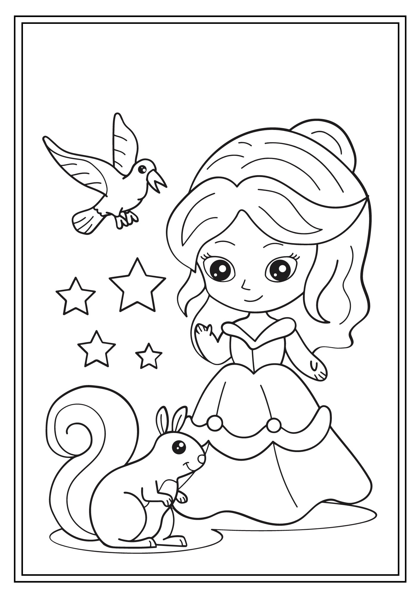 Fairy Tales Coloring Booklet